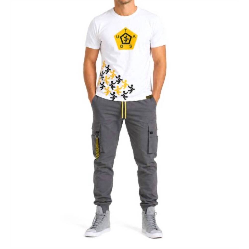 NEW THE ATHLETIC SIDE OF US logo printed t-shirt – organic cotton unisex tee in - Picture 3 of 9
